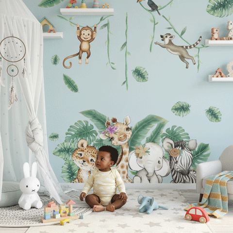 Stickers muraux enfant | Déco Magique Colorée