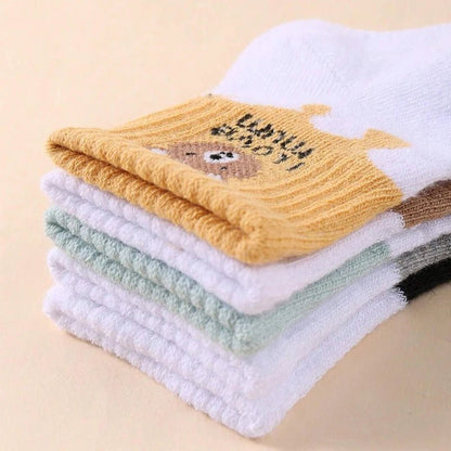 Chaussettes pour bébé | Hypoallergéniques Lot de 5 Sans Coutures - Libremh