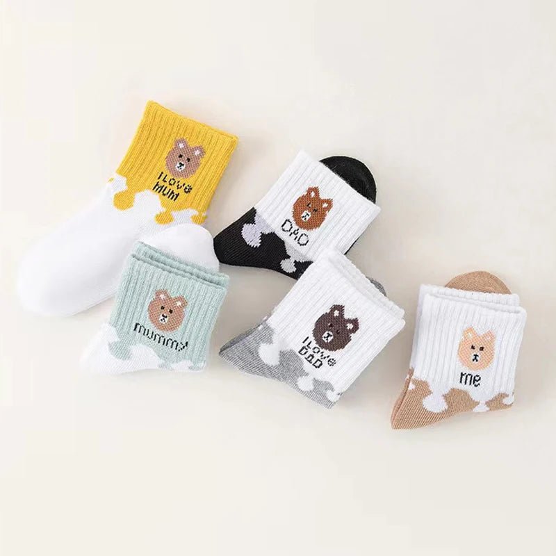 Chaussettes pour bébé | Hypoallergéniques Lot de 5 Sans Coutures - Libremh