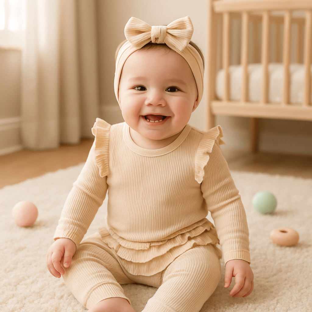 Ensemble bebe fille | Coton Ruffle - Libremh