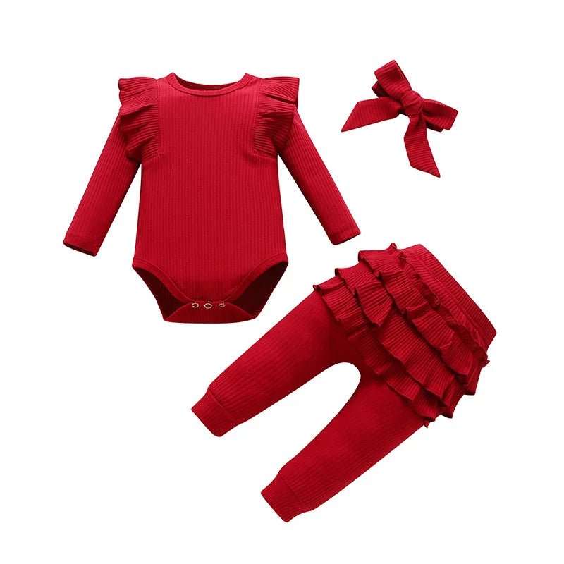 Ensemble bebe fille | Coton Ruffle - Libremh