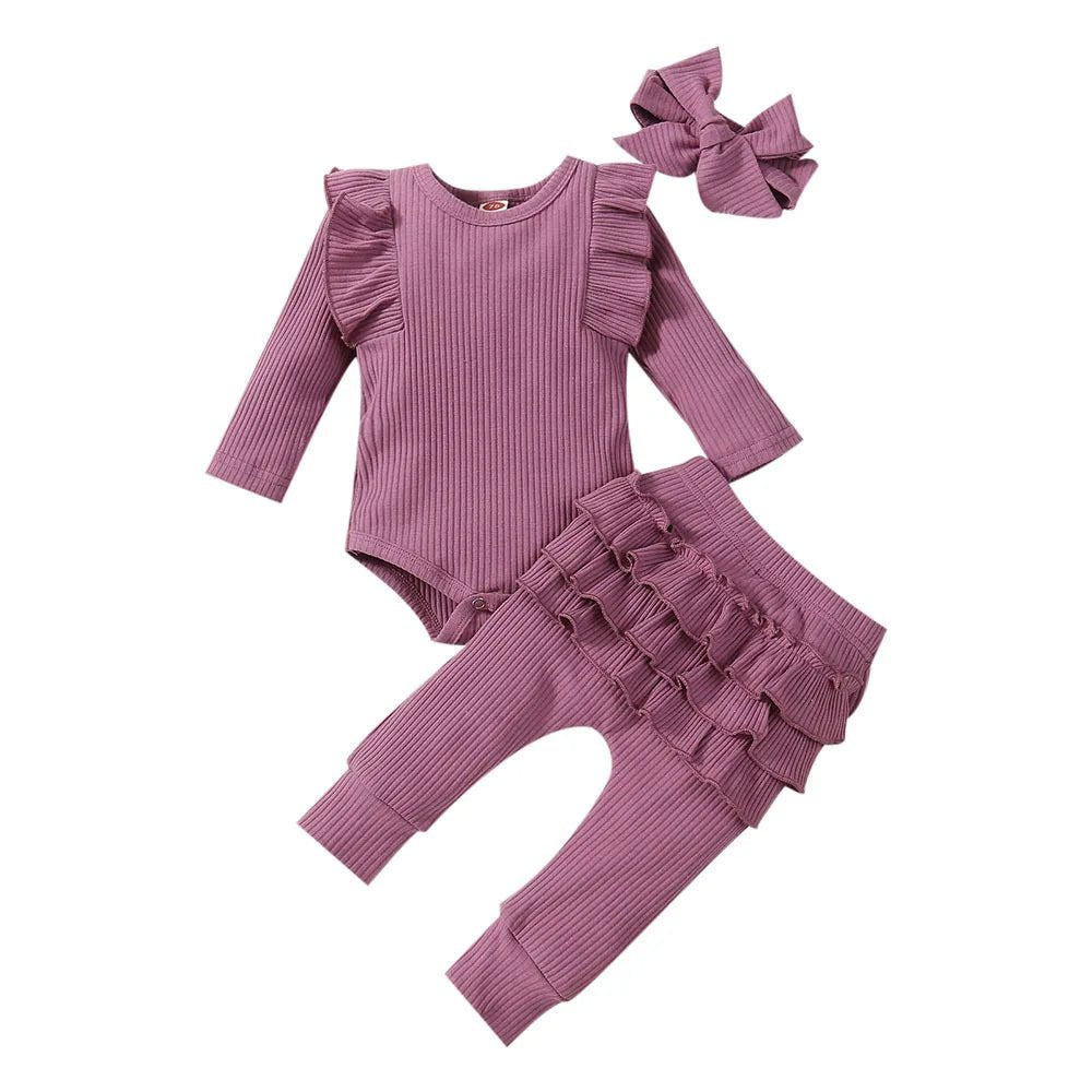 Ensemble bebe fille | Coton Ruffle - Libremh