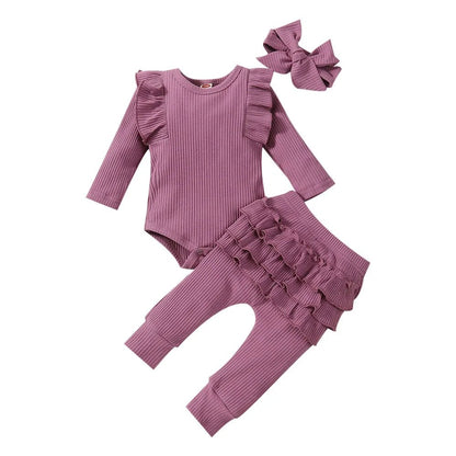 Ensemble bebe fille | Coton Ruffle - Libremh