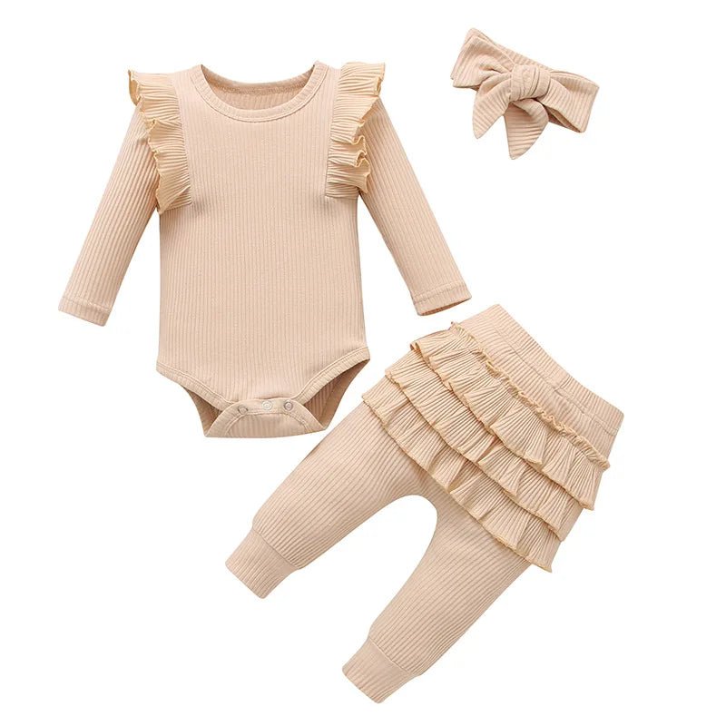 Ensemble bebe fille | Coton Ruffle - Libremh