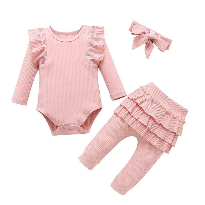 Ensemble bebe fille | Coton Ruffle - Libremh