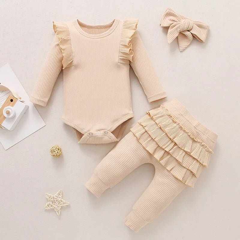 Ensemble bebe fille | Coton Ruffle - Libremh