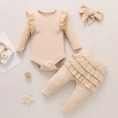 Ensemble bebe fille | Coton Ruffle - Libremh
