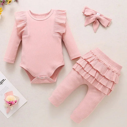 Ensemble bebe fille | Coton Ruffle - Libremh