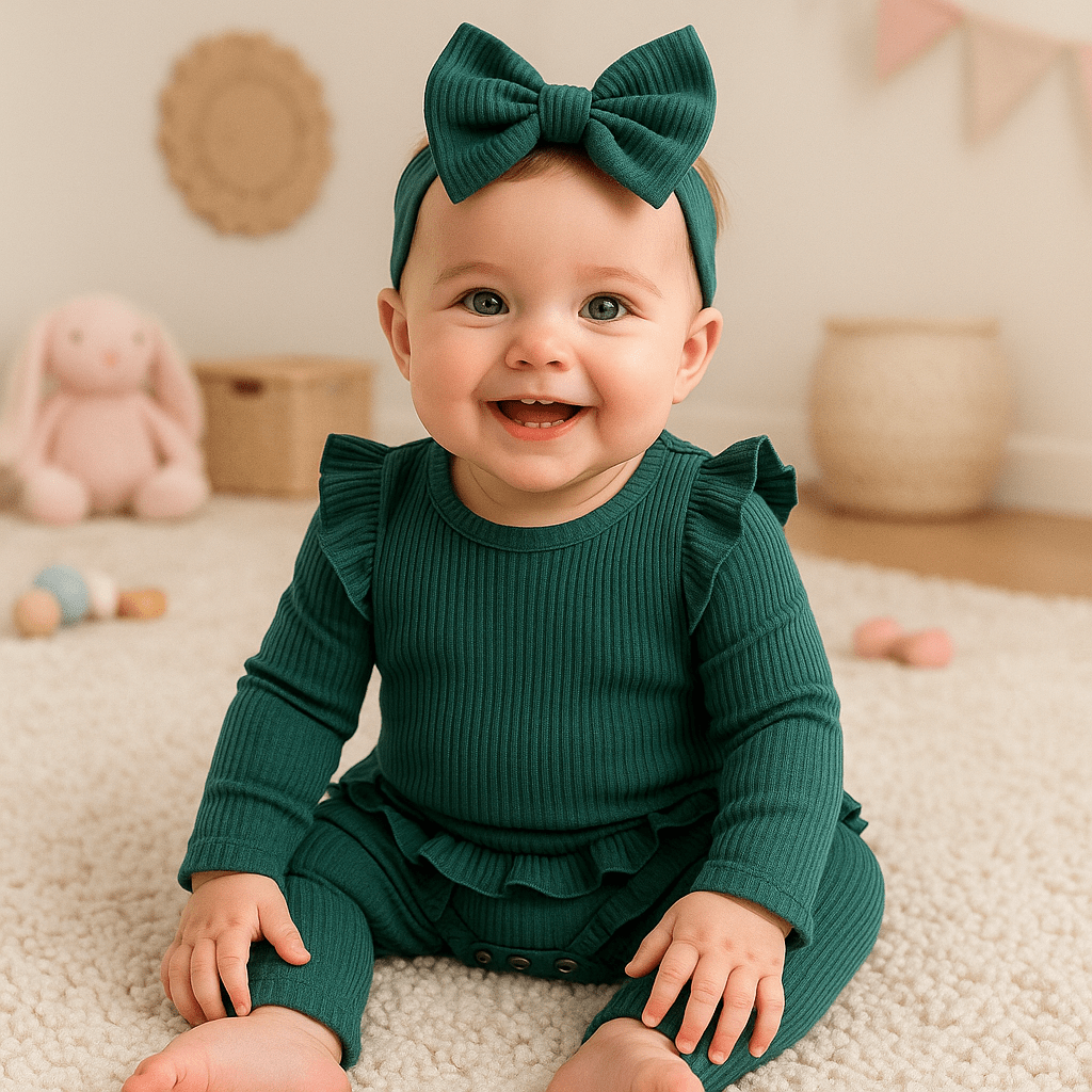 Ensemble bebe fille | Coton Ruffle - Libremh