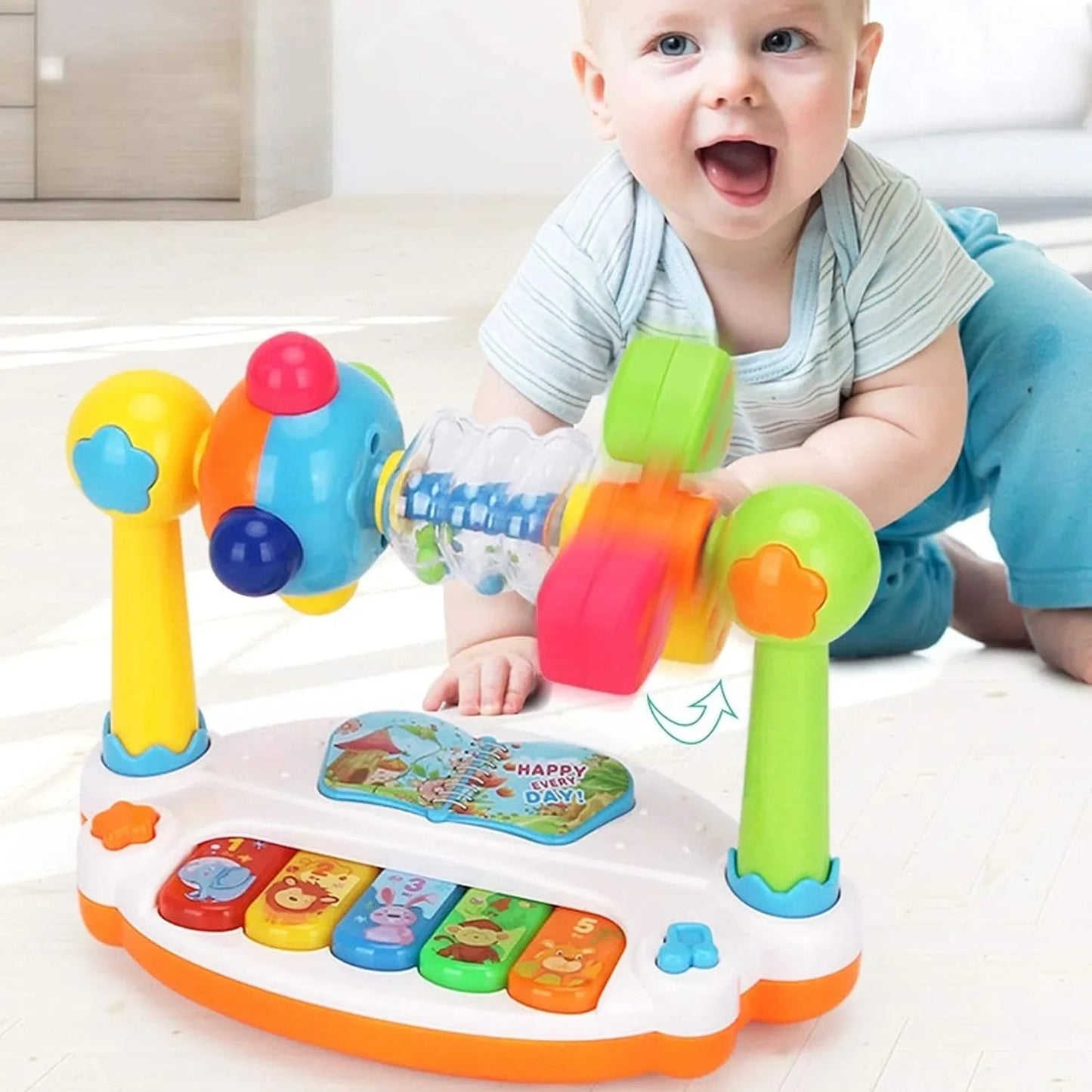 Jouets bebe | Clavier Musical Éveil Sensoriel - Libremh