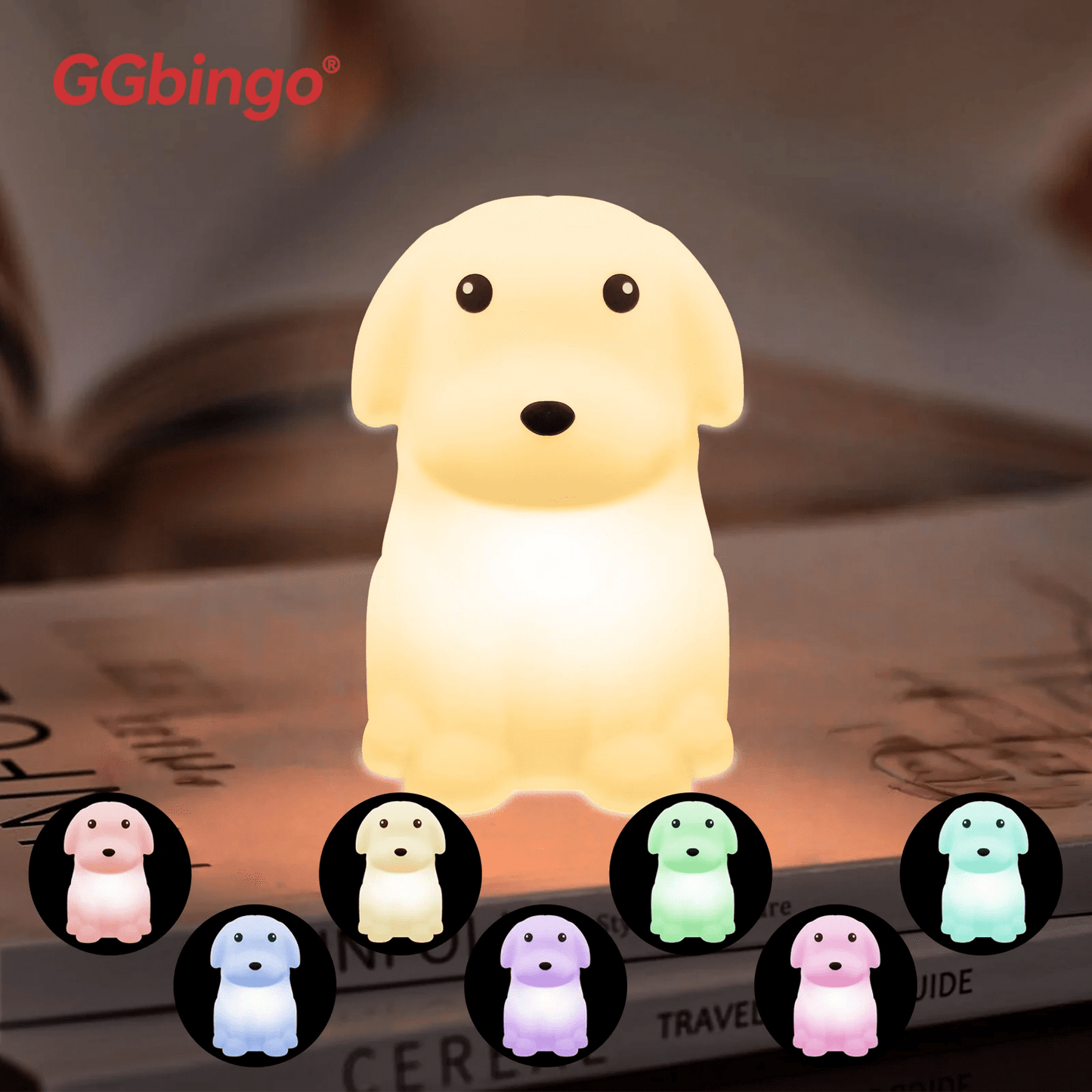 Lampe de chevet | Veilleuse Tactile 7 Couleurs - Libremh