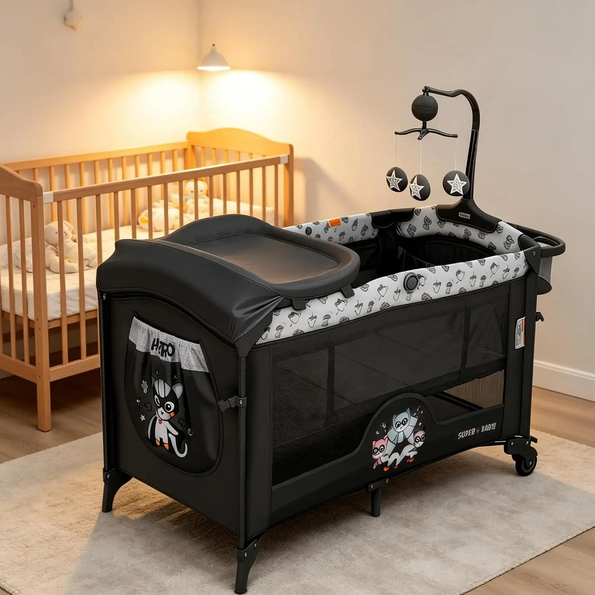 Lit pliable pour bébé | Cododo 4en1 - Libremh