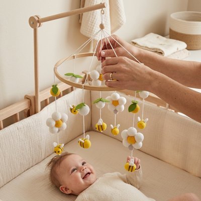 Mobile bébé | Rotation Apaisante - Libremh