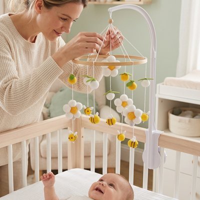 Mobile bébé | Rotation Apaisante - Libremh