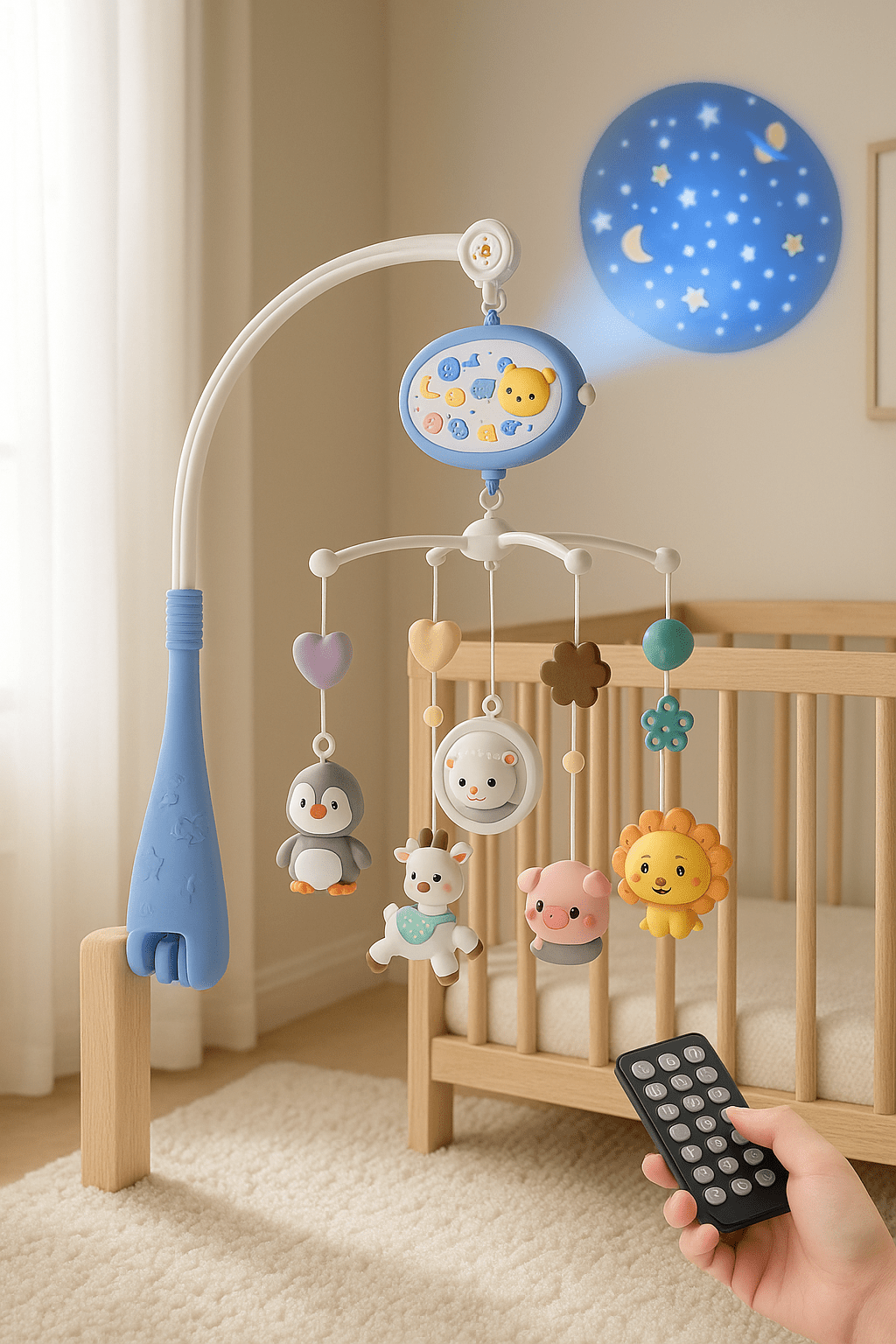 Mobile musical bébé - Libremh