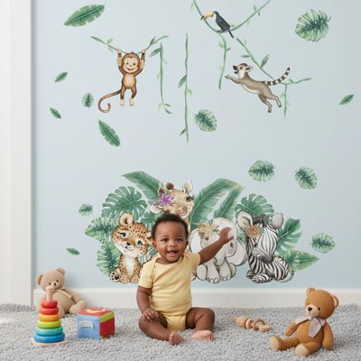 Stickers muraux enfant | Déco Magique Colorée - Libremh