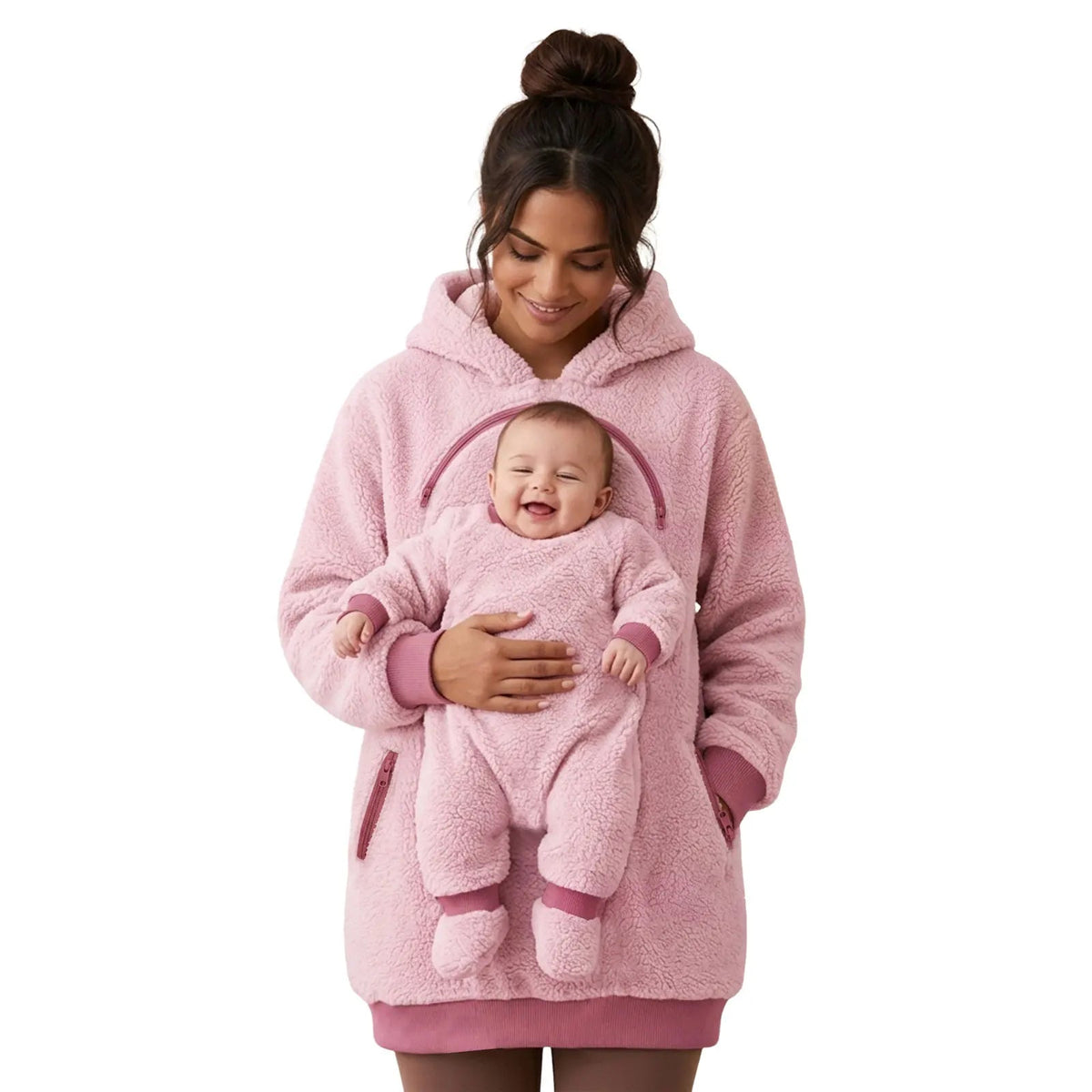 Sweat à capuche | Portage Maman Bébé - Libremh
