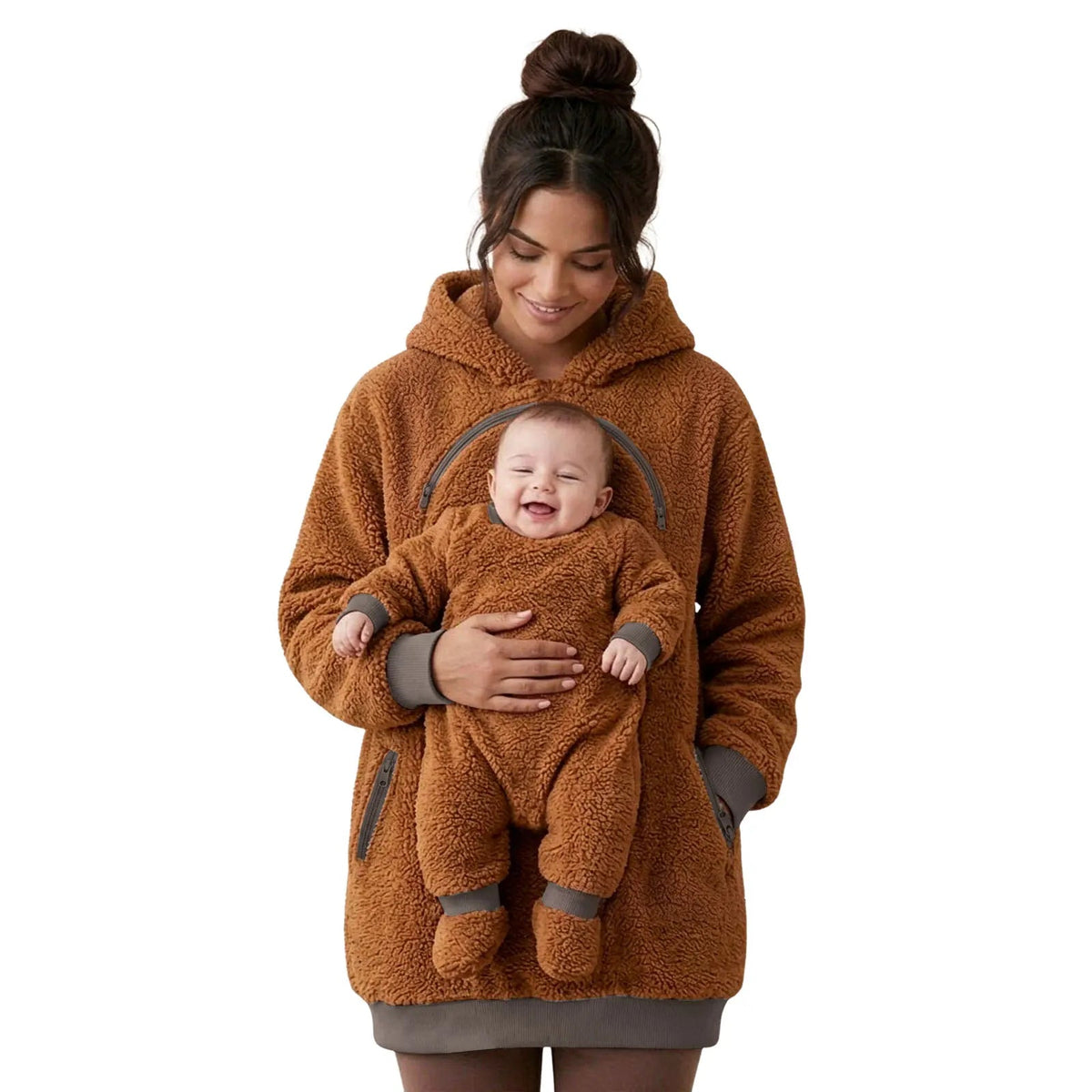 Sweat à capuche | Portage Maman Bébé - Libremh