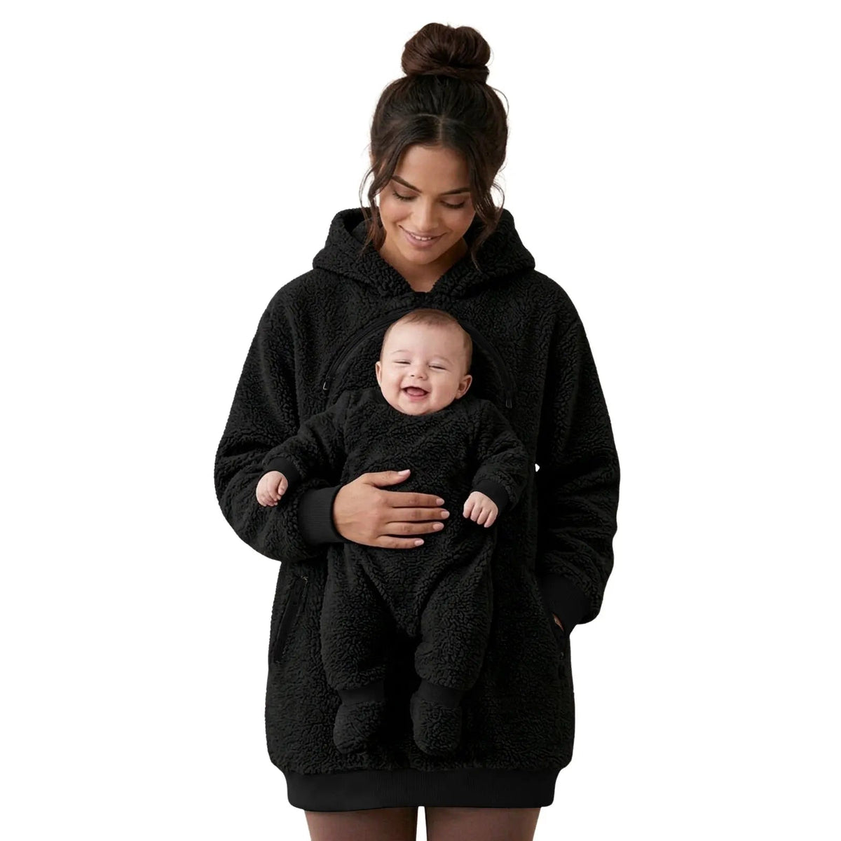 Sweat à capuche | Portage Maman Bébé - Libremh