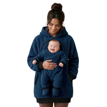 Sweat à capuche | Portage Maman Bébé - Libremh