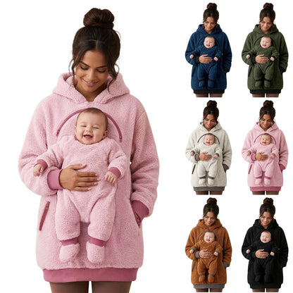 Sweat à capuche | Portage Maman Bébé - Libremh
